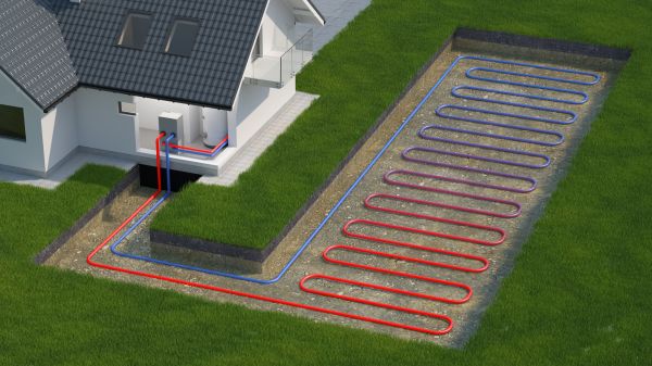 Geothermal Heating Install