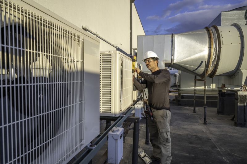 Central Ac Installation detail