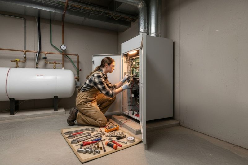 Gas Heating Repair detail