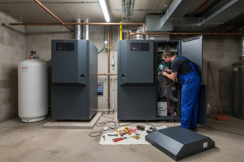 Propane Boiler Repair detail