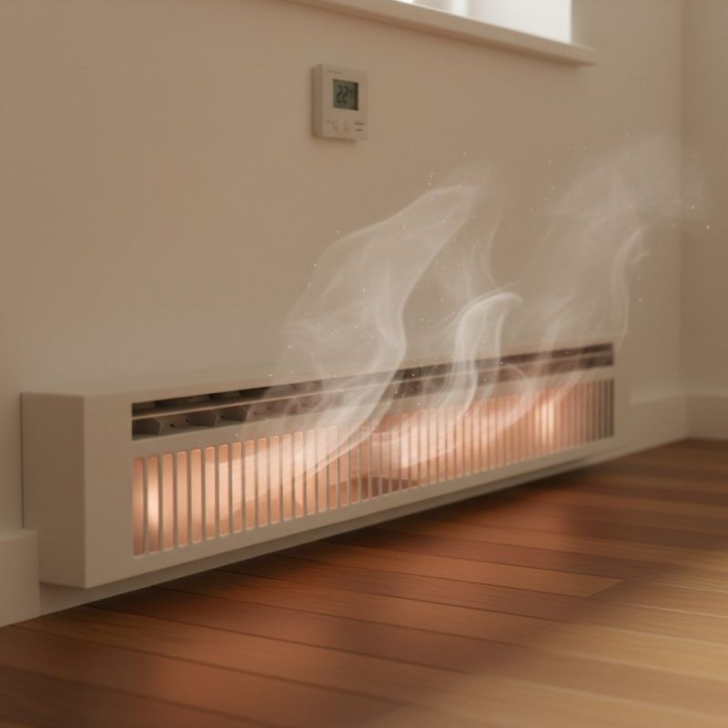 Wall Heating Installation detail