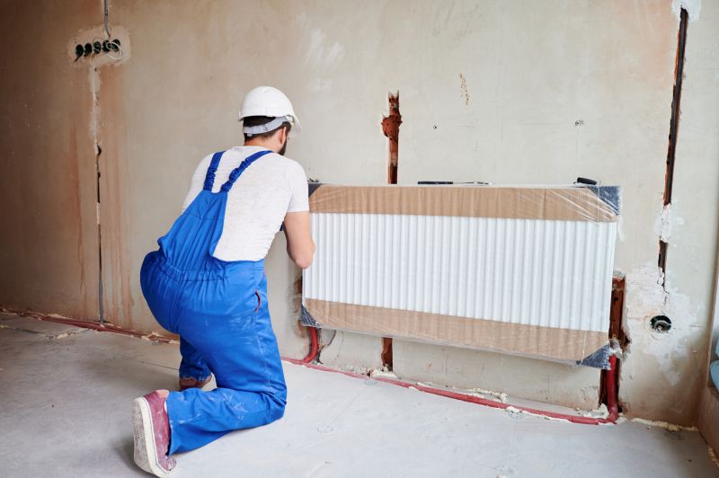 Wall Heating Installation detail