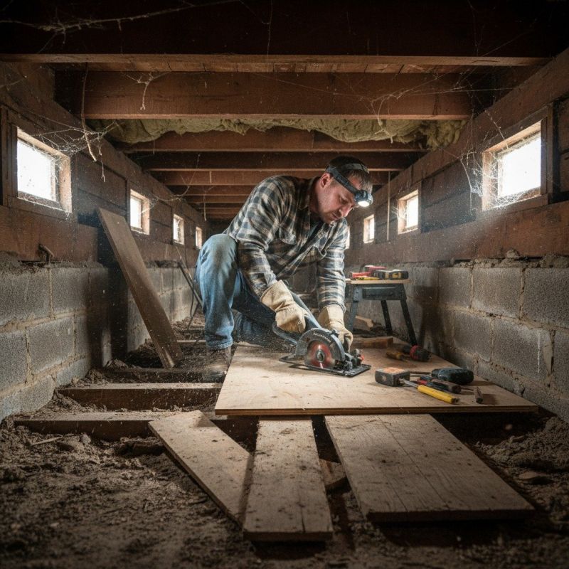 Crawlspace Water Cleanup